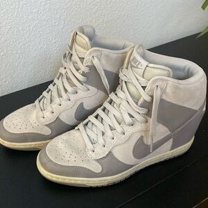 Nike dunk sky hi women wedges